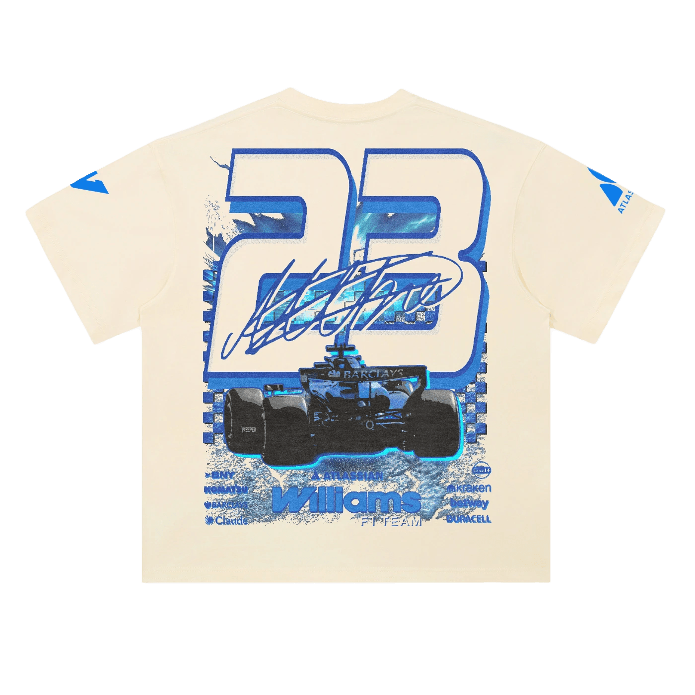 Alex Albon '26 Williams F1 Tee - Greazy Tees