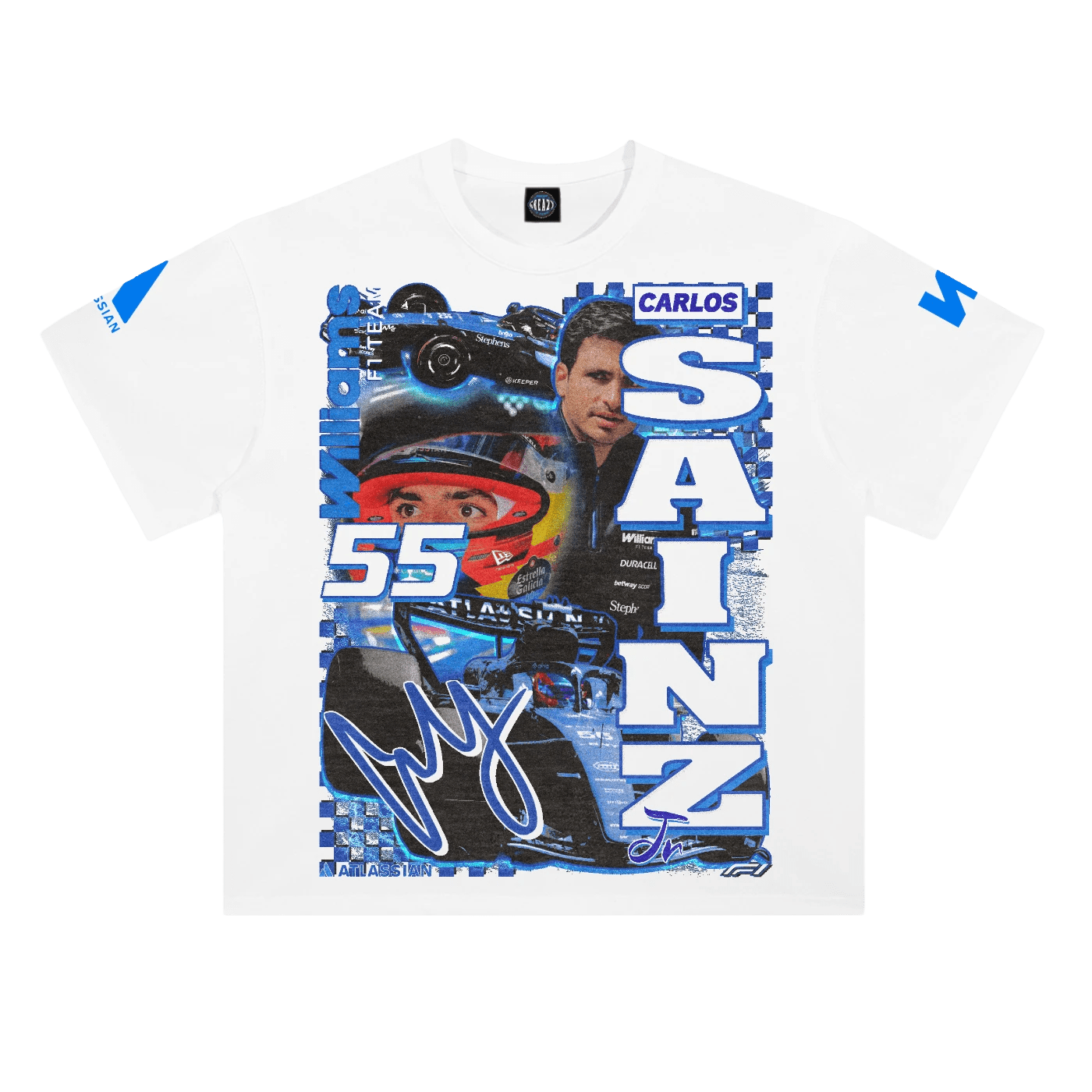 Carlos Sainz Jr '26 Williams F1 Tee - Greazy Tees