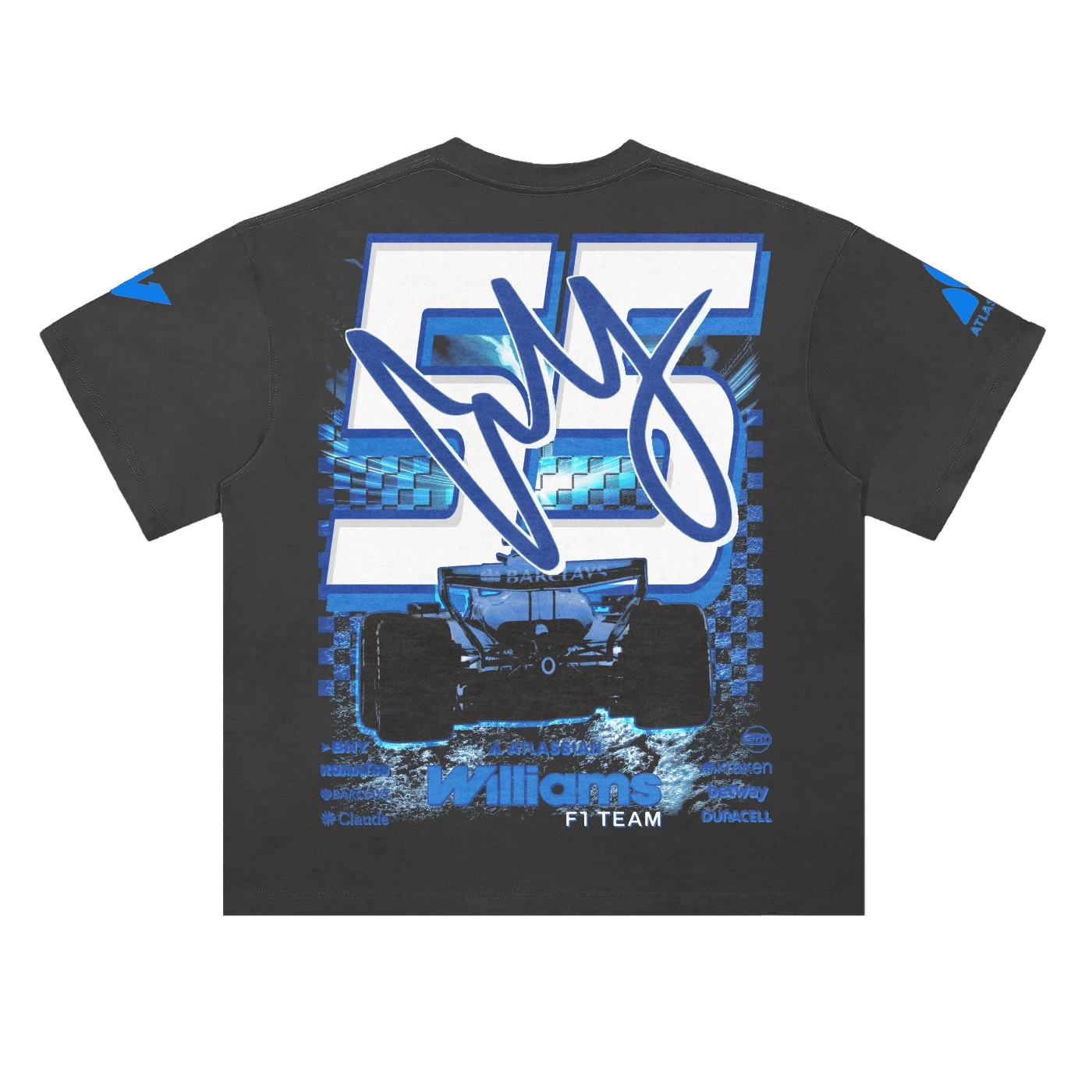 Carlos Sainz Jr '26 Williams F1 Tee - Greazy Tees