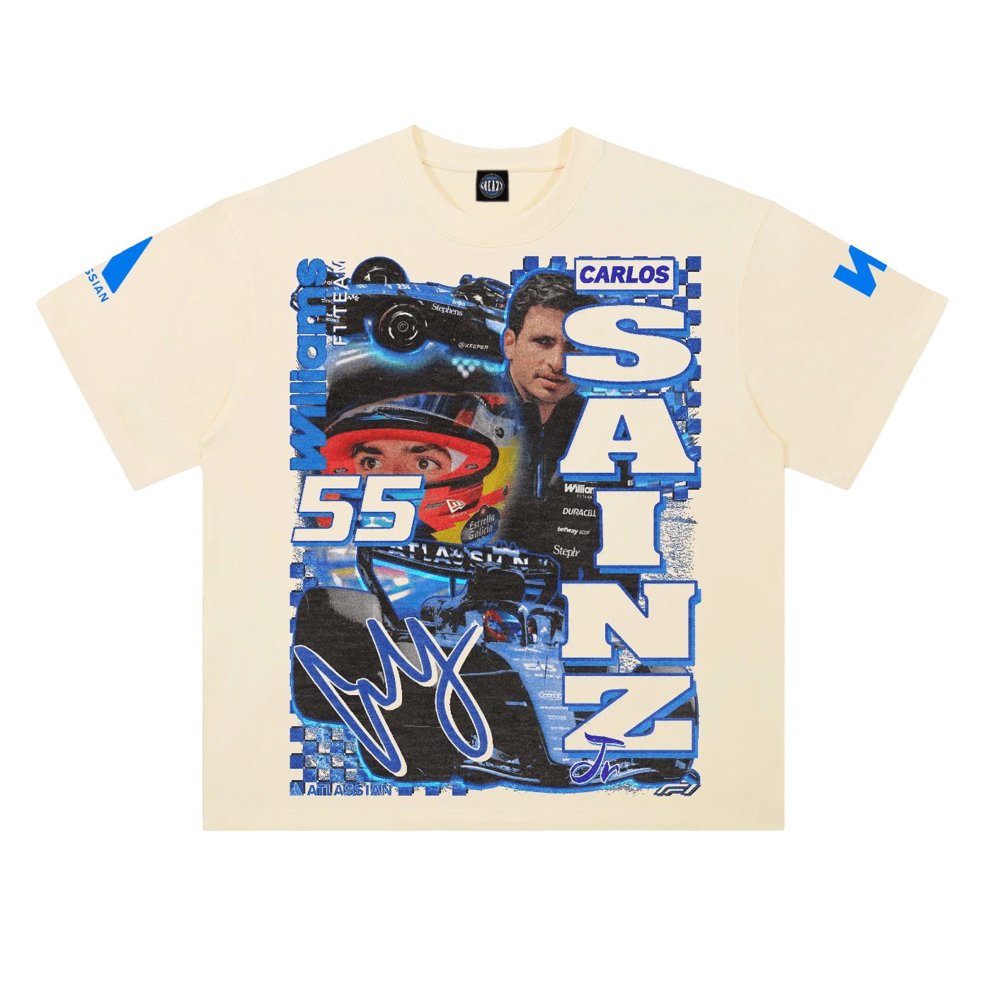 Carlos Sainz Jr '26 Williams F1 Tee - Greazy Tees