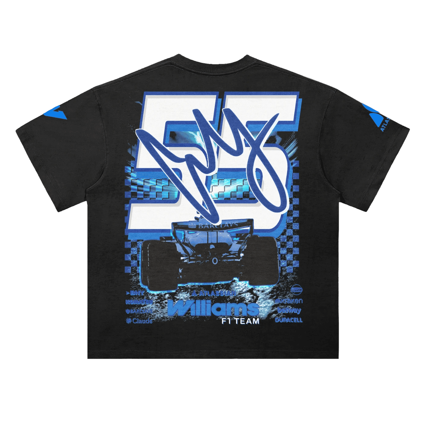Carlos Sainz Jr '26 Williams F1 Tee - Greazy Tees