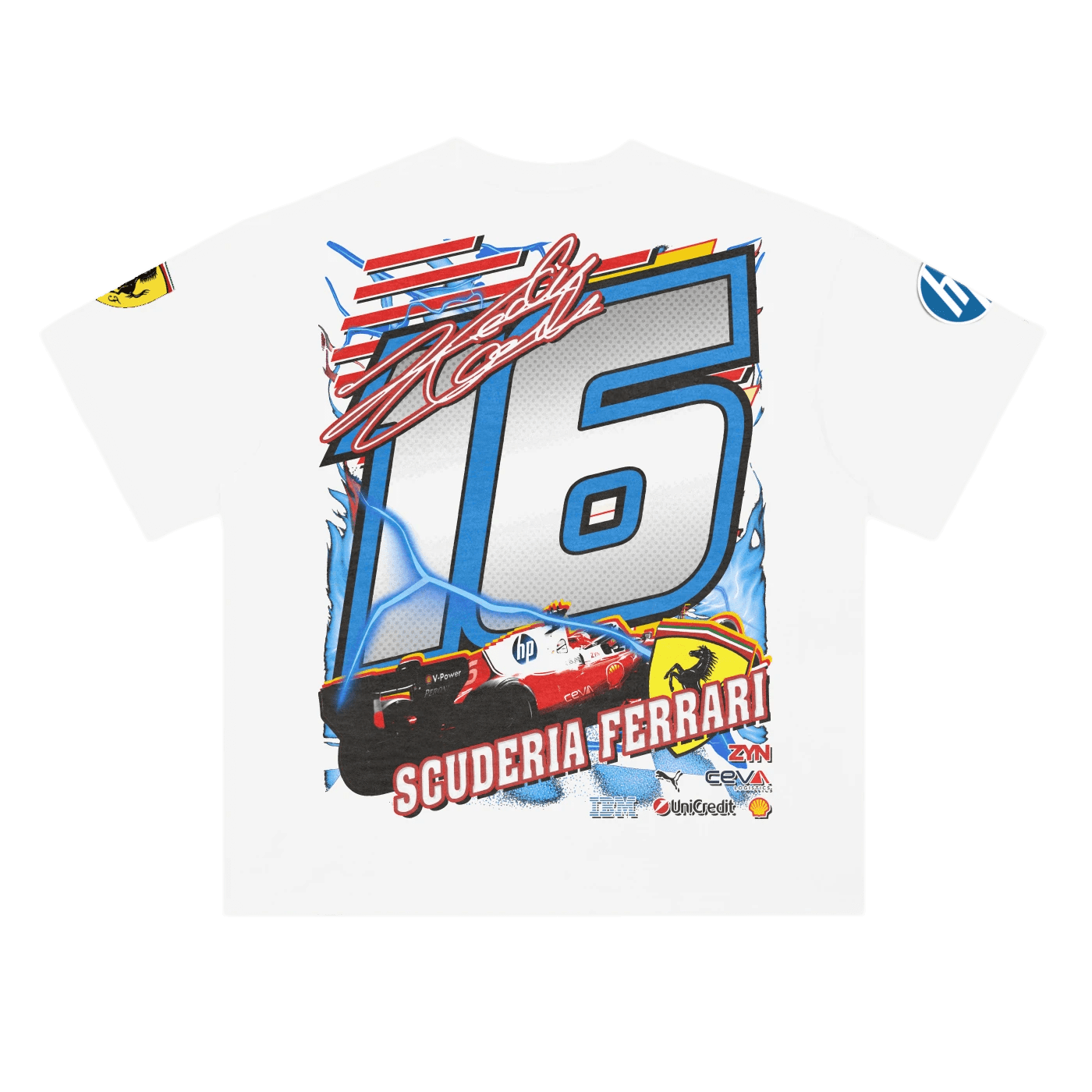 Charles Leclerc '26 Ferrari Tee - Greazy Tees