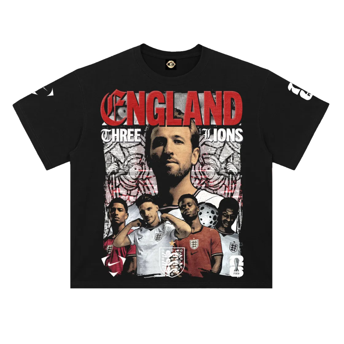 England WC26 Three Lions Tee