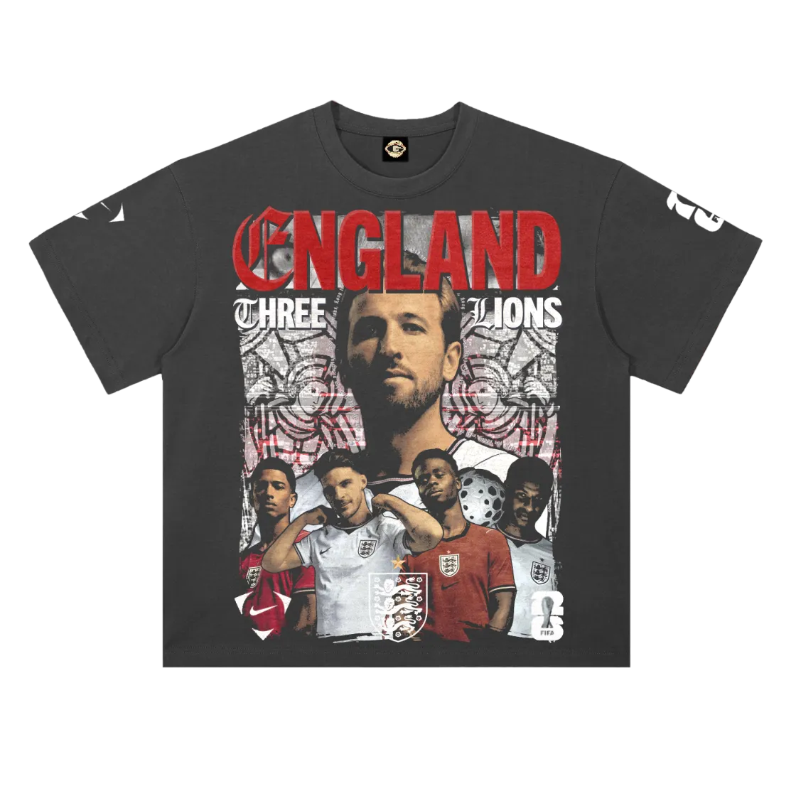 England WC26 Three Lions Tee