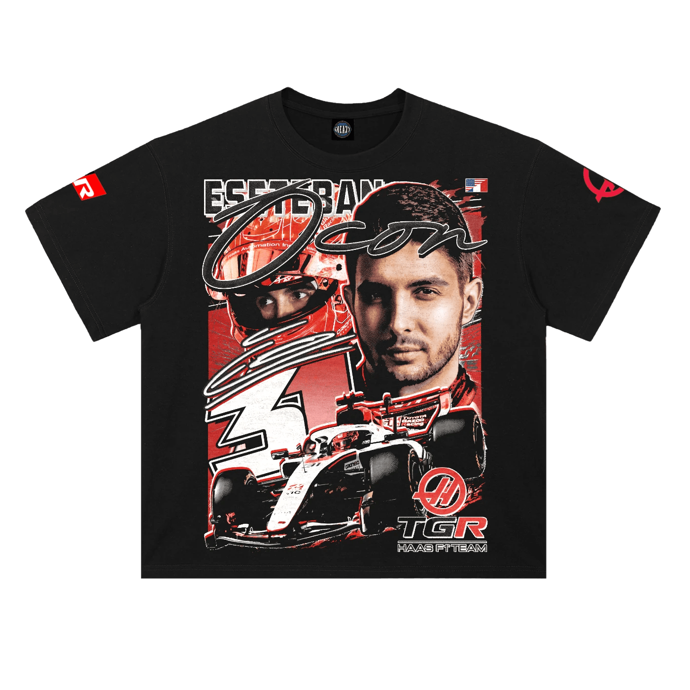 Esteban Ocon '26 Haas Tee - Greazy Tees