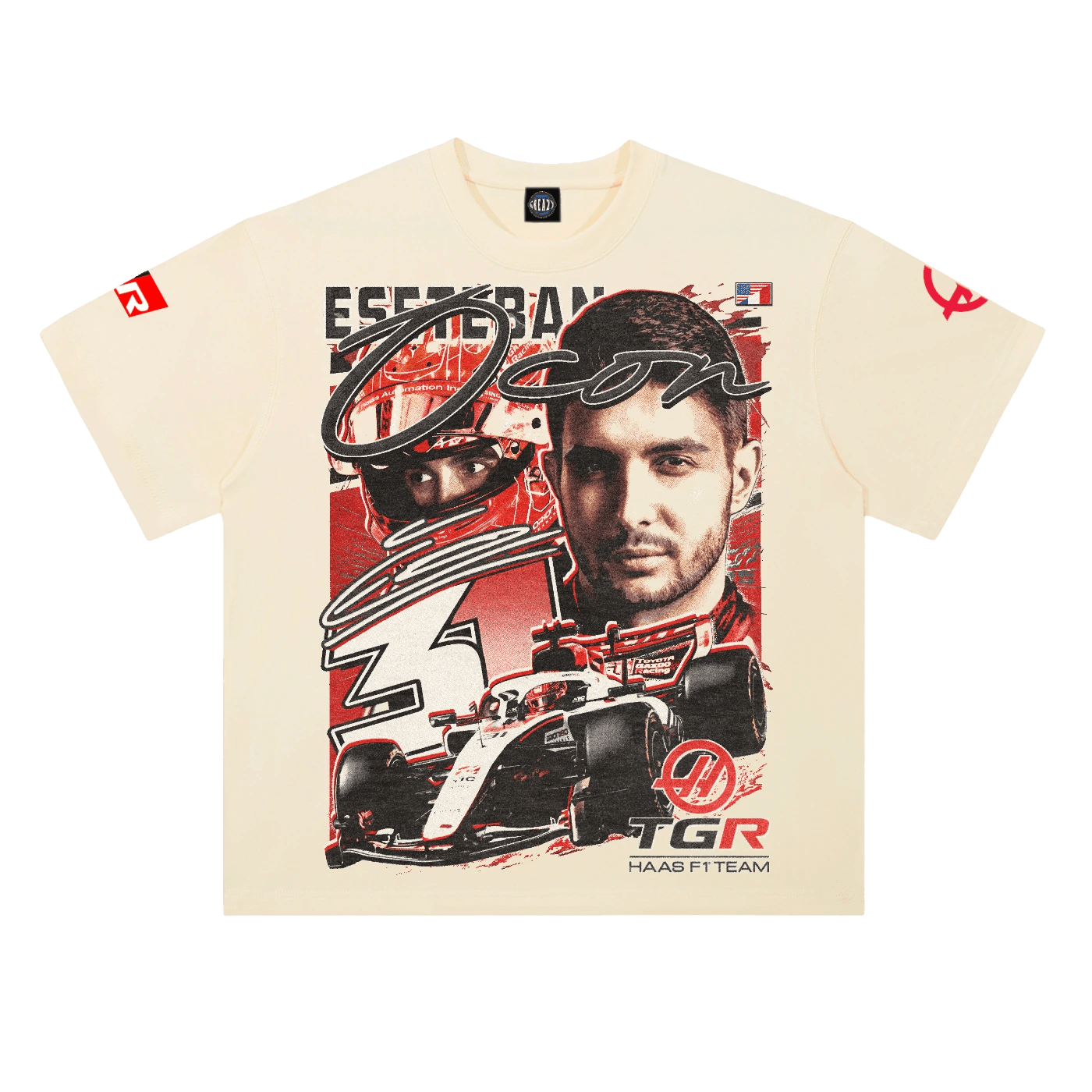 Esteban Ocon '26 Haas Tee - Greazy Tees