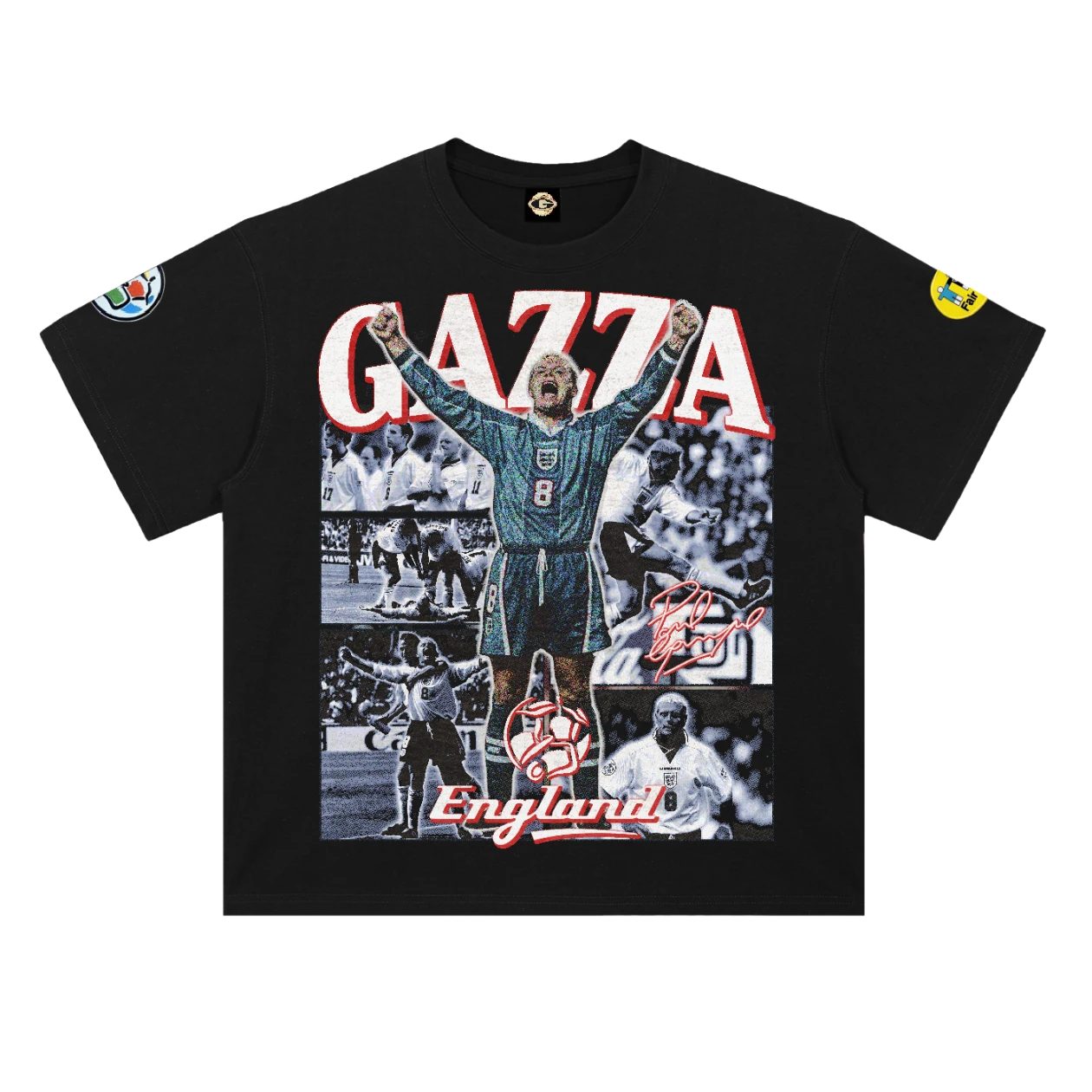 Paul Gascoigne England EURO96 Tee
