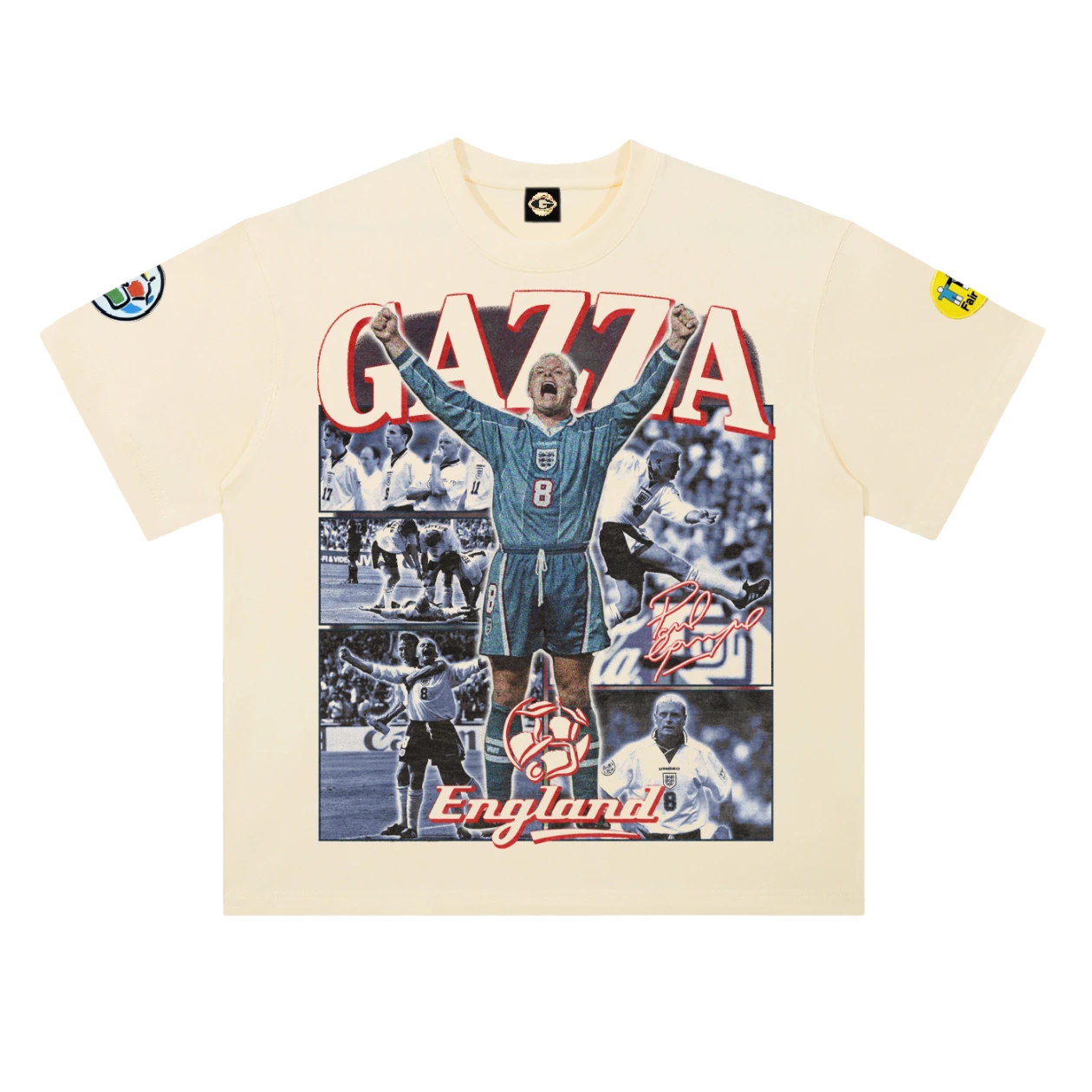 Paul Gascoigne England EURO96 Tee