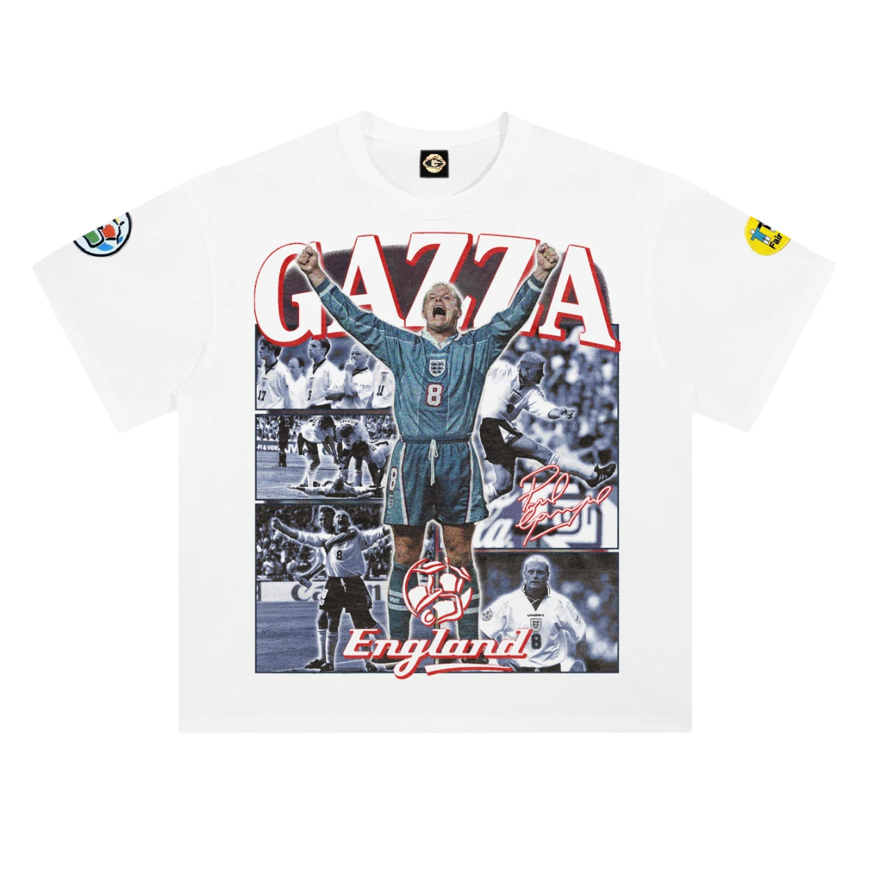 Paul Gascoigne England EURO96 Tee