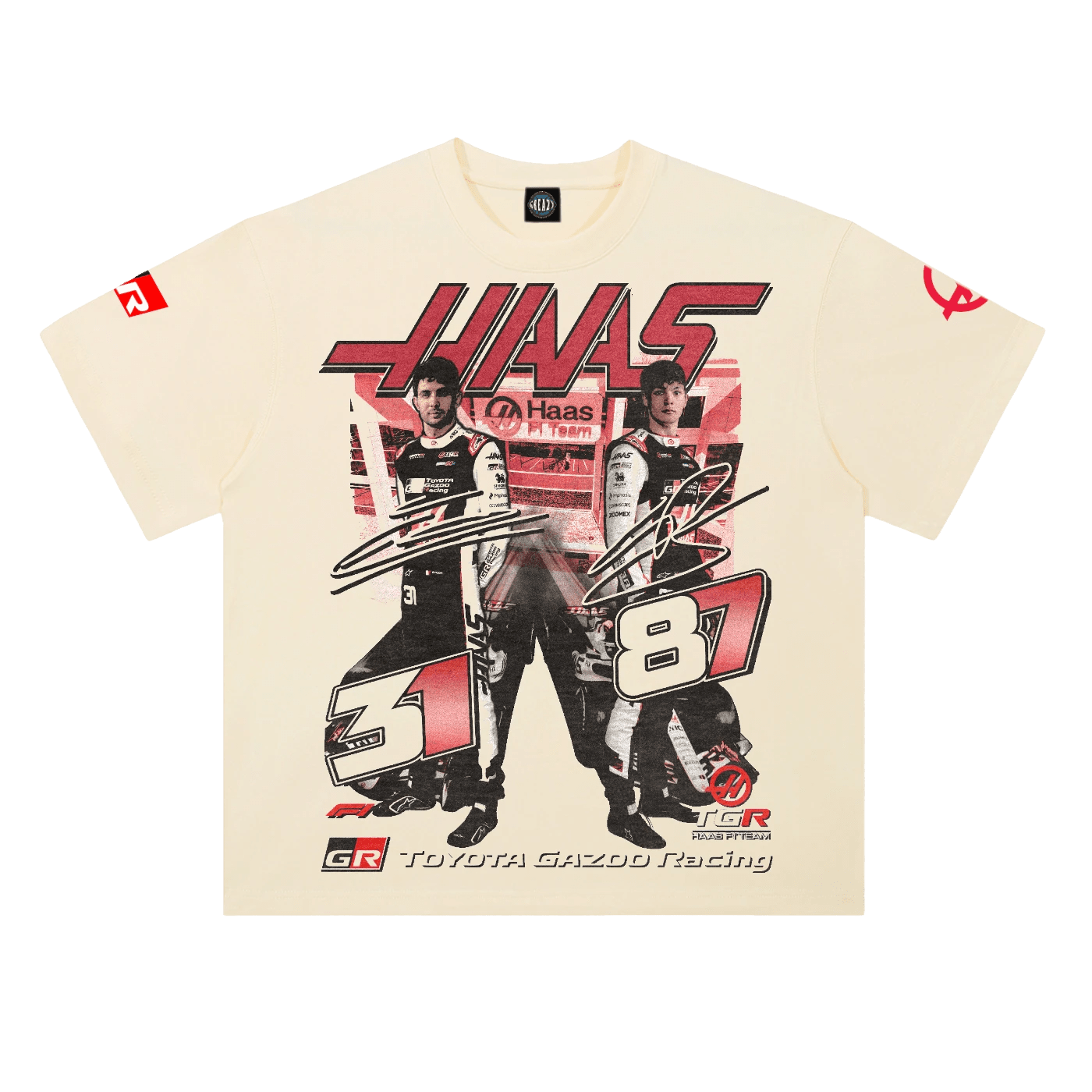 Haas F1 Duo '26 Tee - Greazy Tees