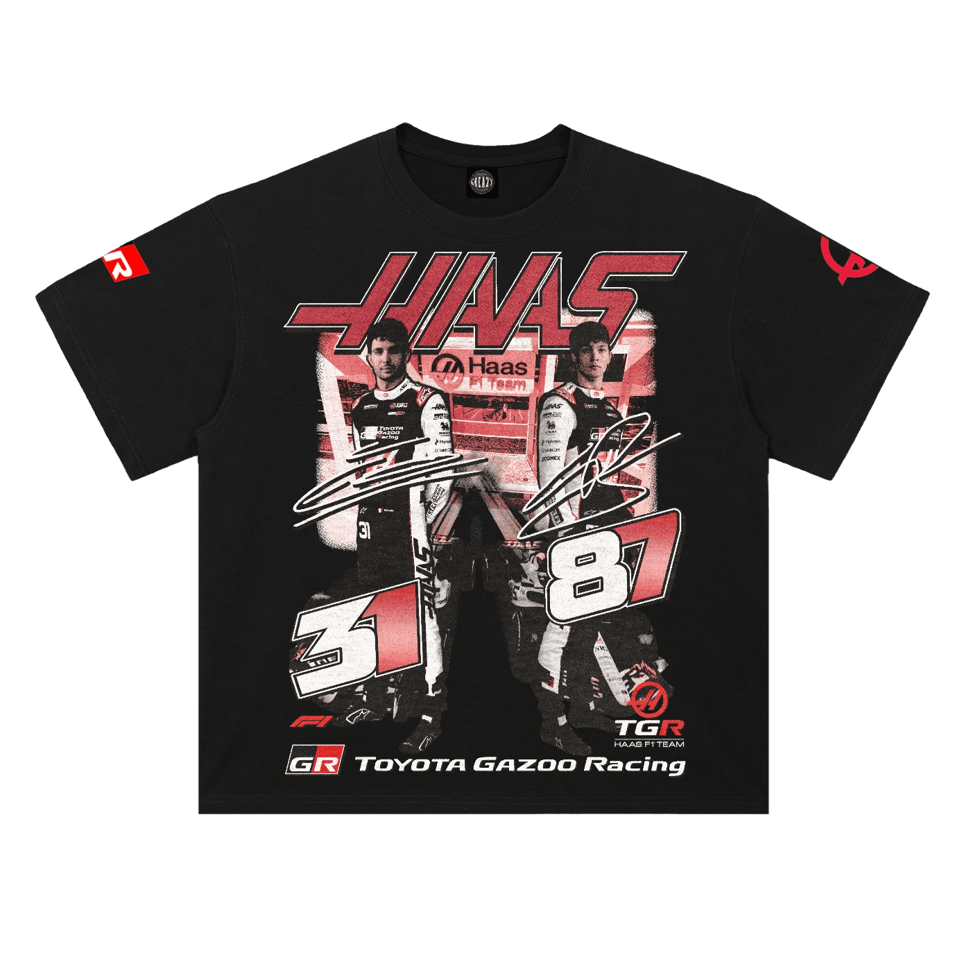 Haas F1 Duo '26 Tee - Greazy Tees