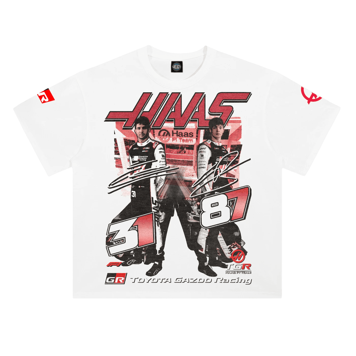 Haas F1 Duo '26 Tee - Greazy Tees