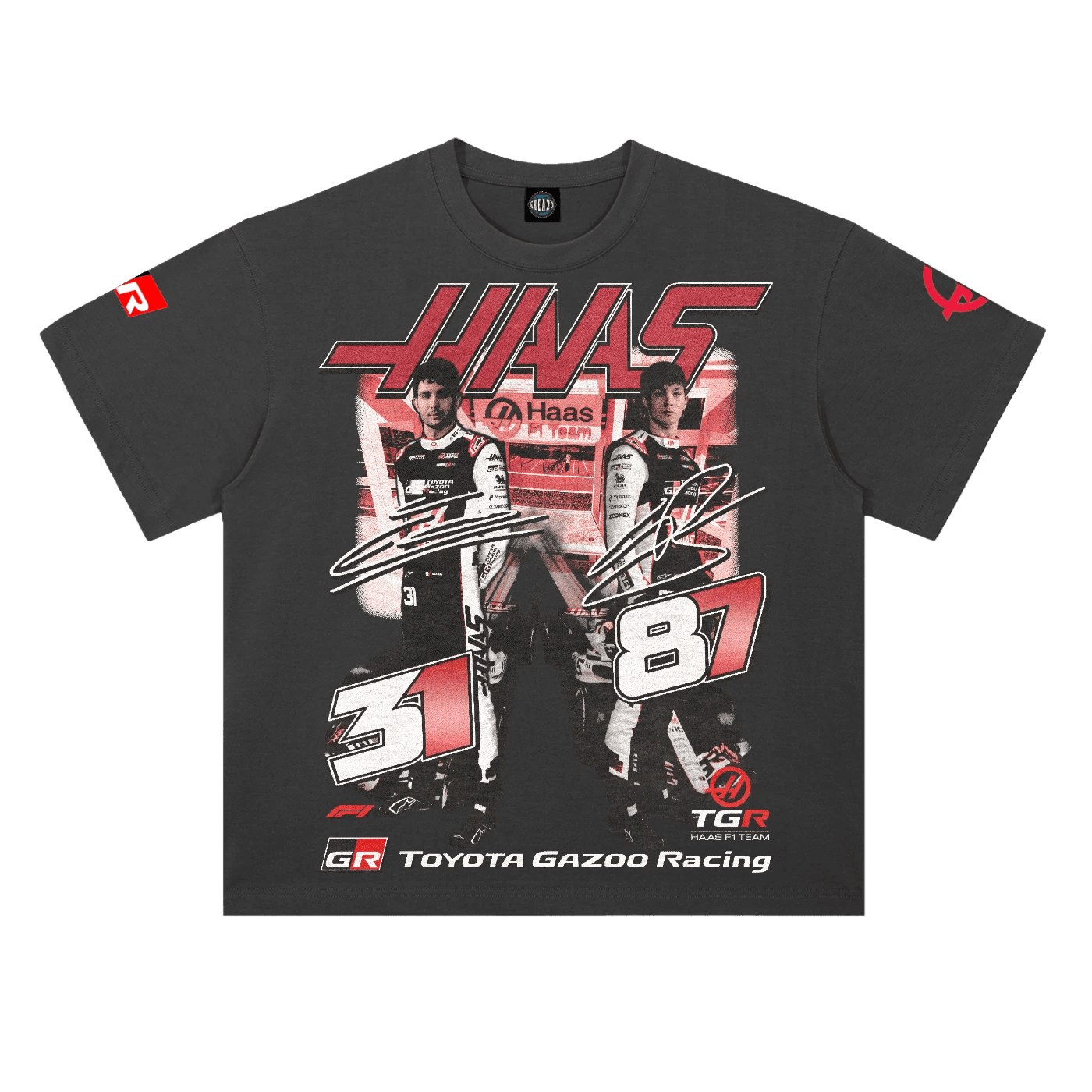 Haas F1 Duo '26 Tee - Greazy Tees