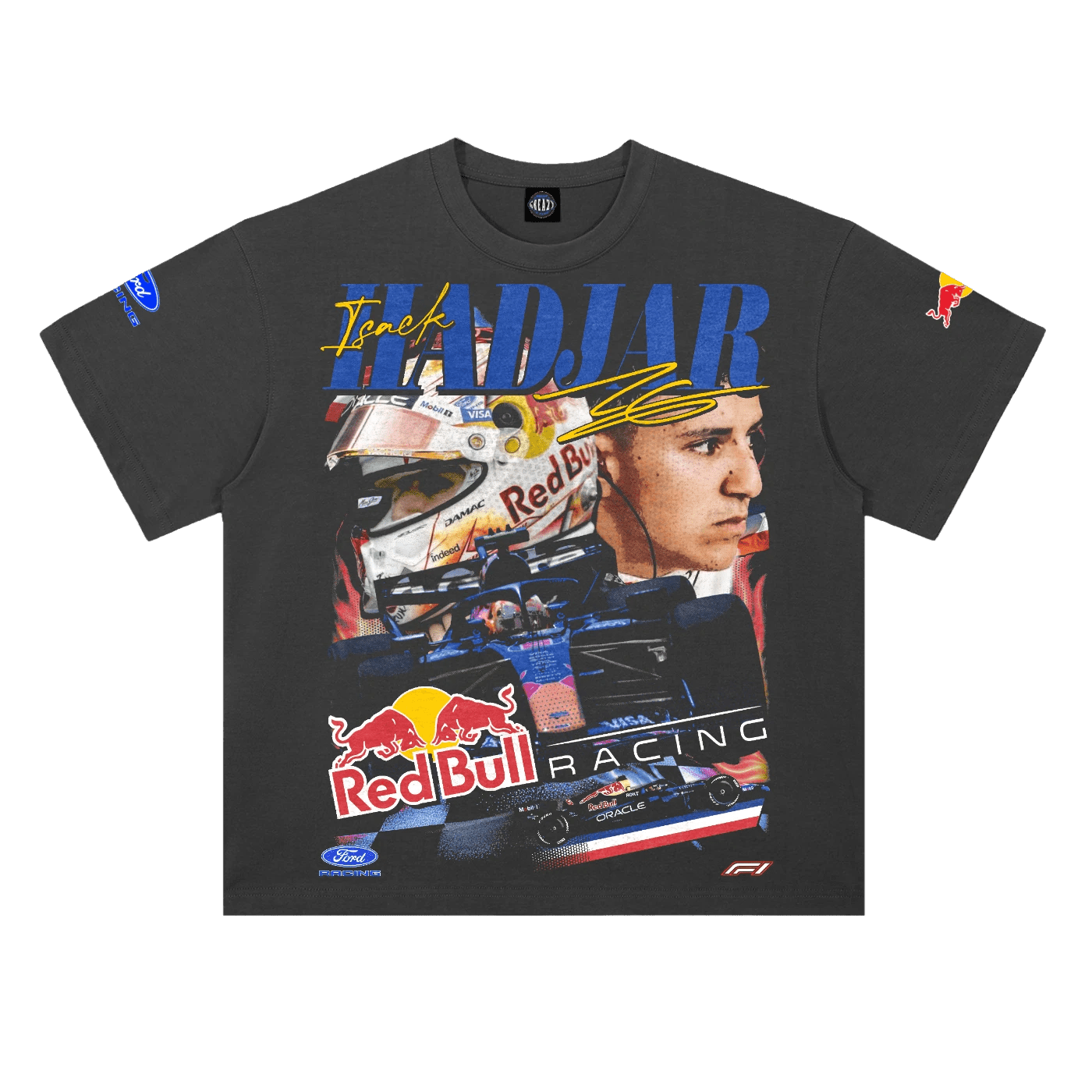 Isack Hadjar '26 Red Bull Racing Tee - Greazy Tees