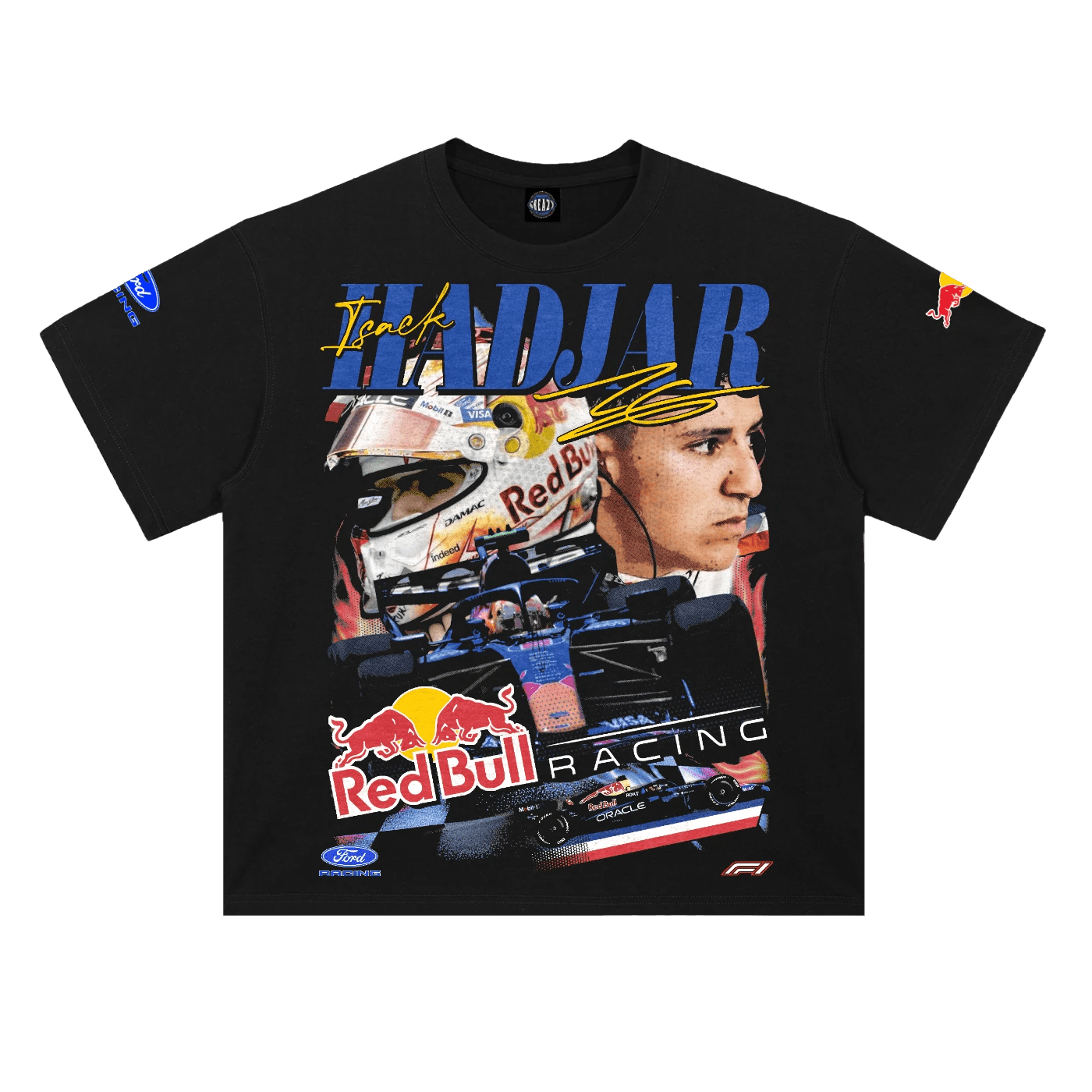 Isack Hadjar '26 Red Bull Racing Tee - Greazy Tees