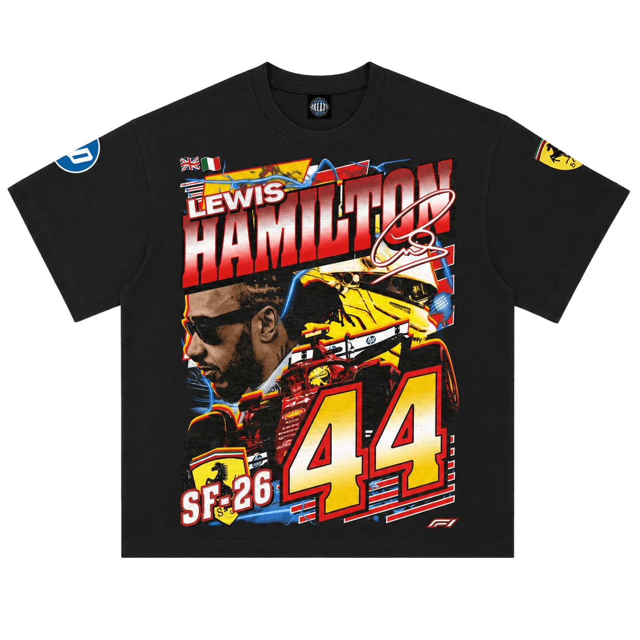 Lewis Hamilton '26 Ferrari Tee - Greazy Tees