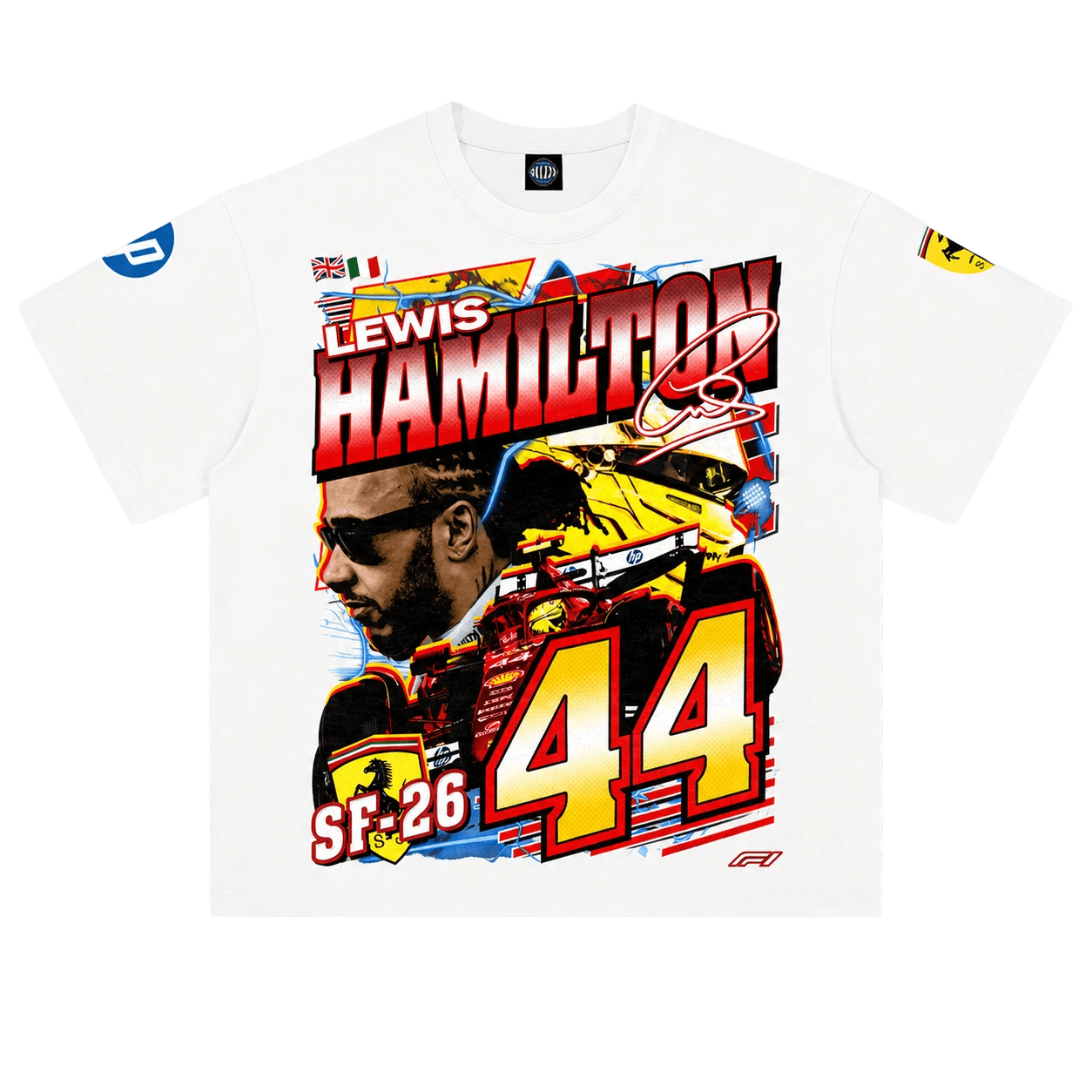 Lewis Hamilton '26 Ferrari Tee - Greazy Tees