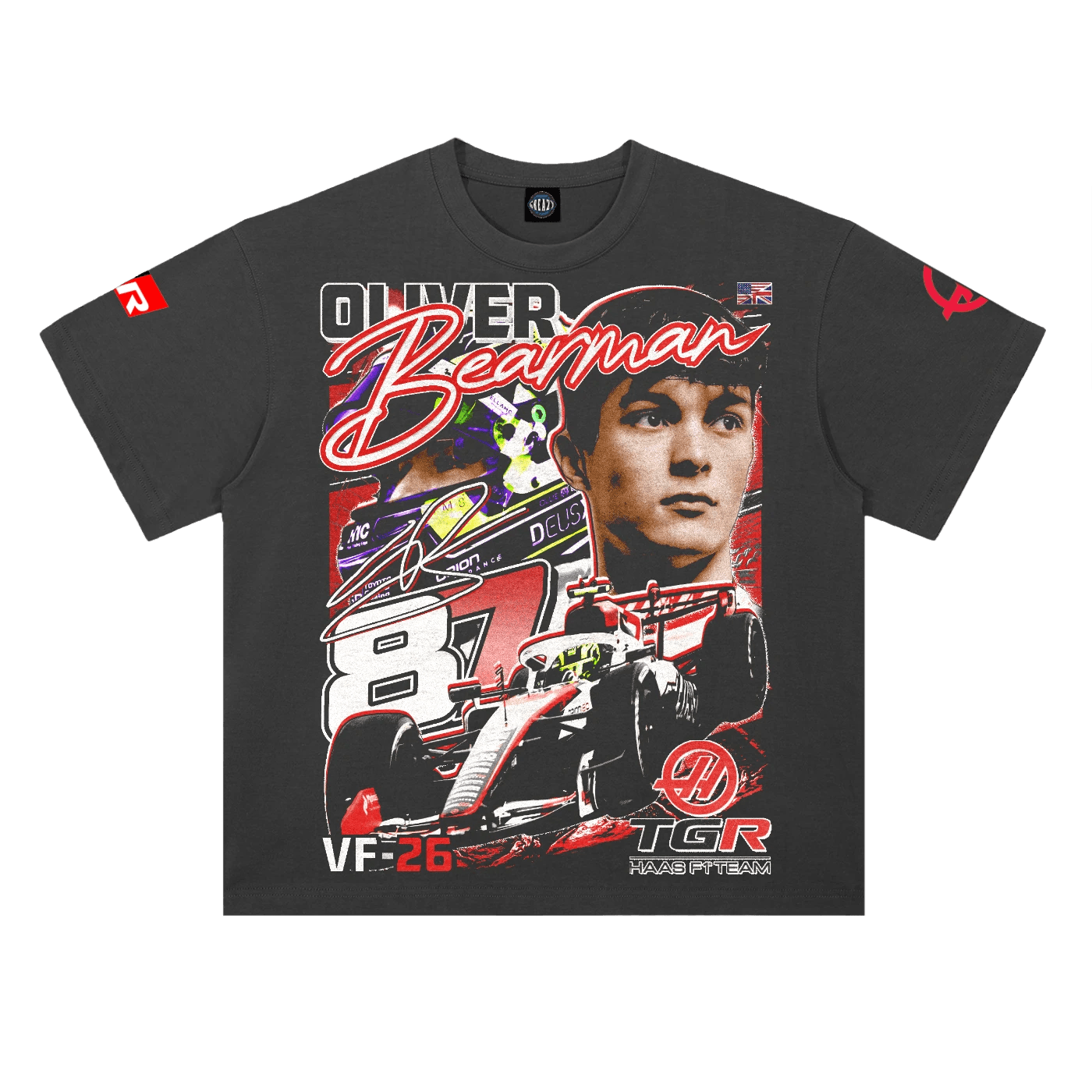 Oliver Bearman '26 Haas Tee - Greazy Tees
