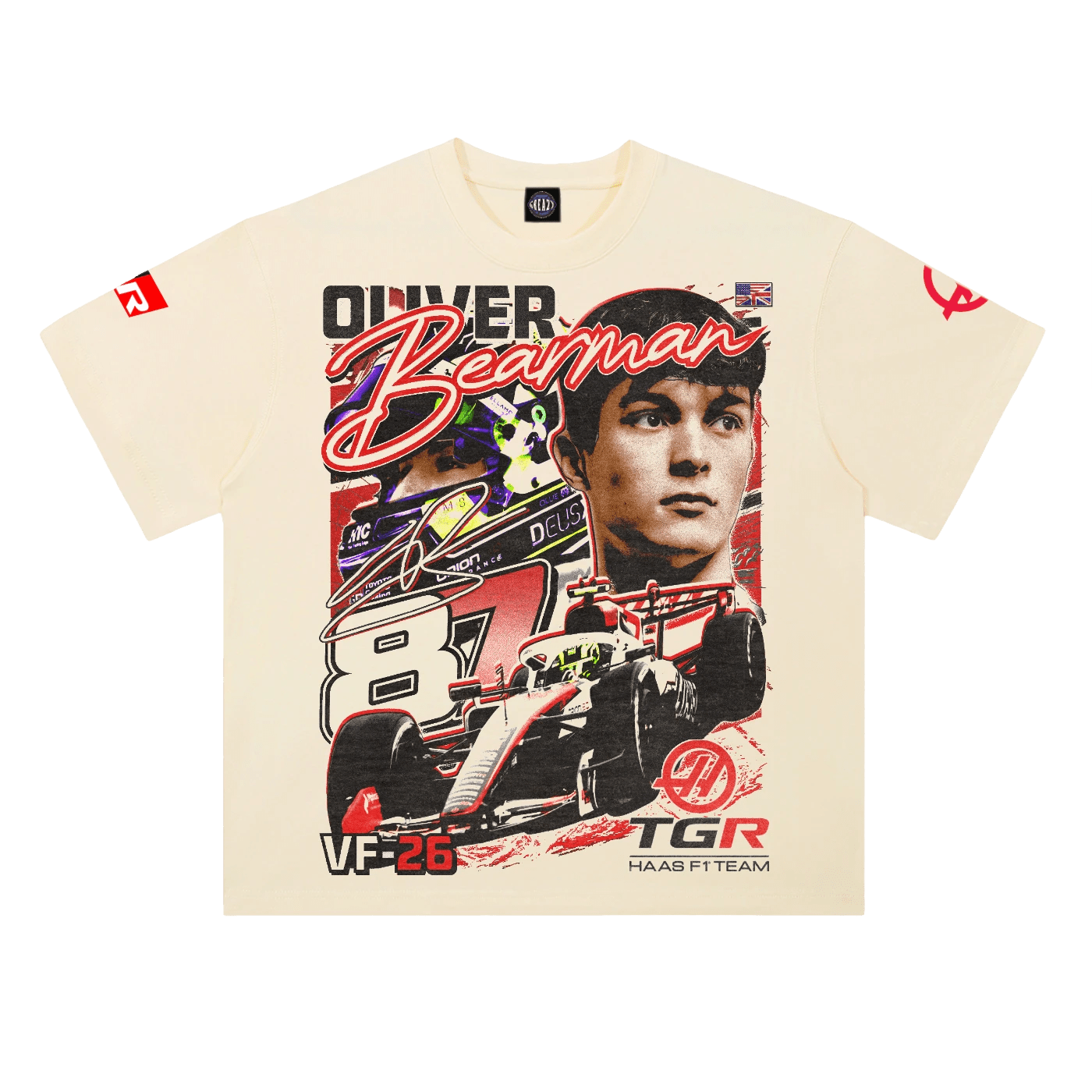 Oliver Bearman '26 Haas Tee - Greazy Tees