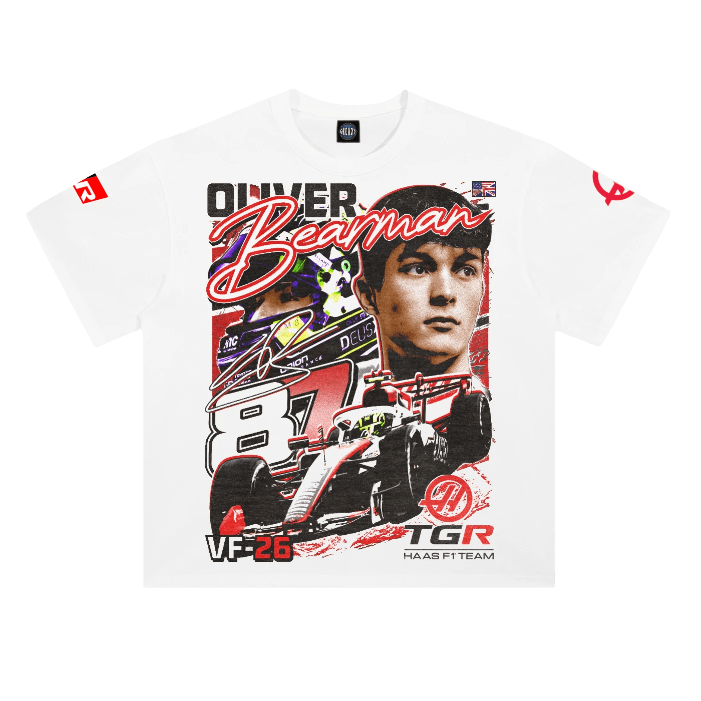 Oliver Bearman '26 Haas Tee - Greazy Tees