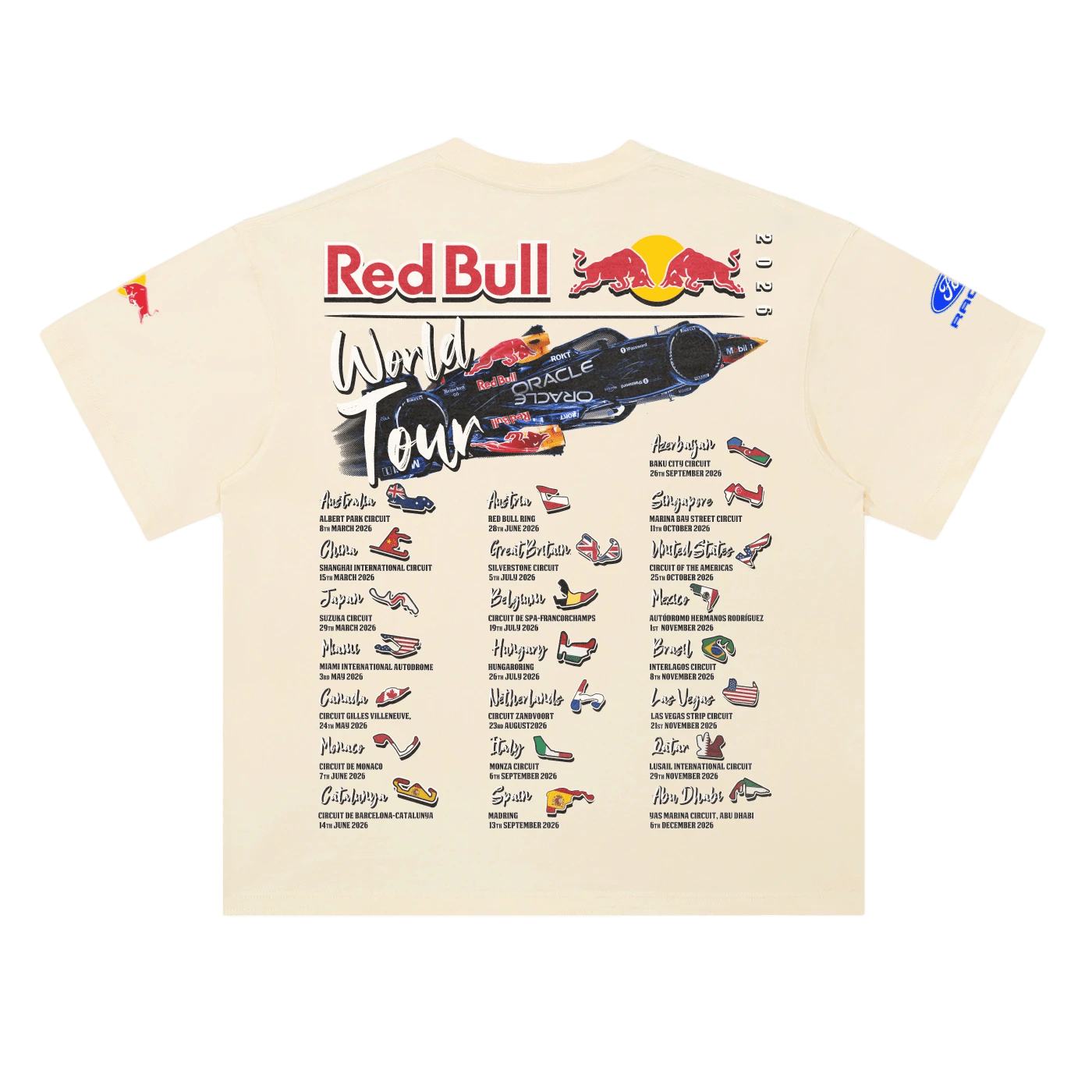 Red Bull Racing F1 Duo '26 Tee - Greazy Tees