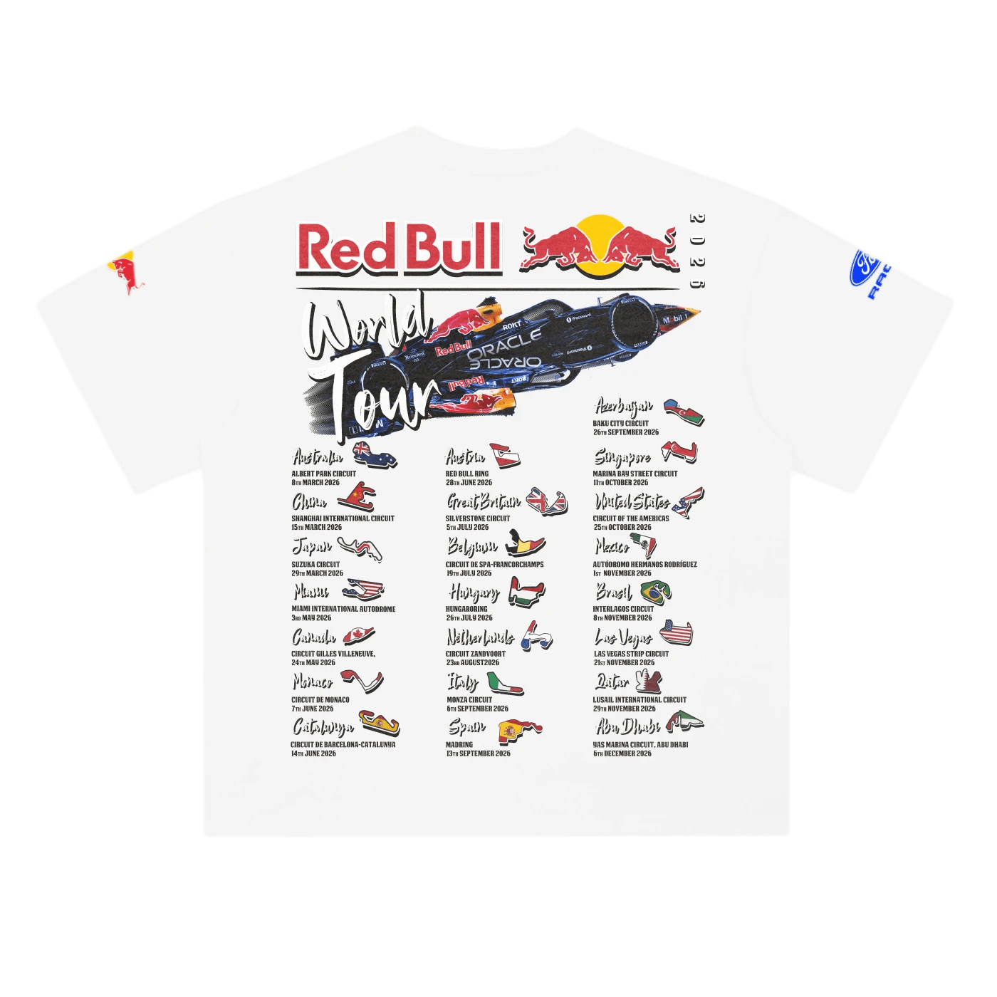 Red Bull Racing F1 Duo '26 Tee - Greazy Tees