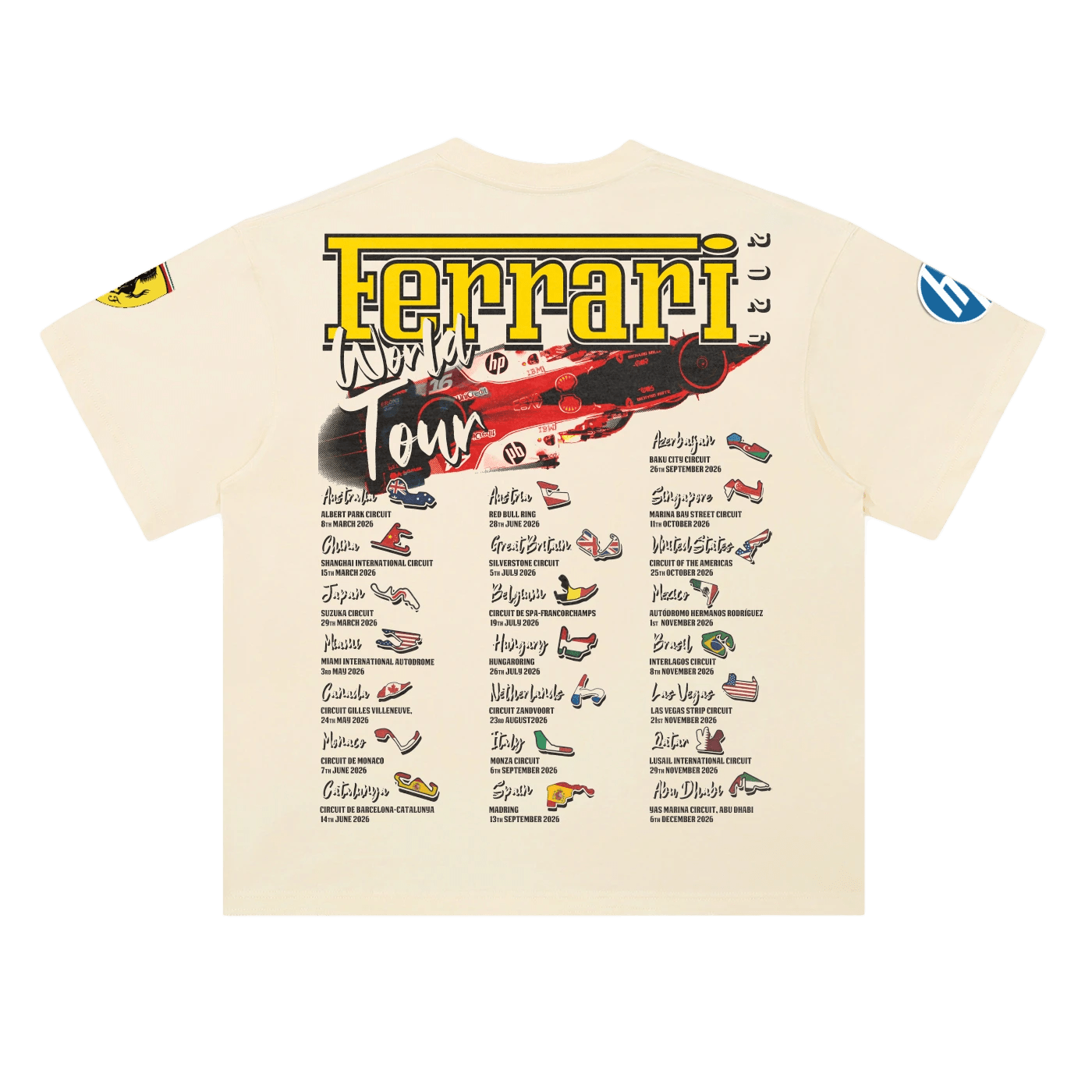 Scuderia Ferrari Duo '26 Tee - Greazy Tees