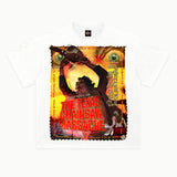 Texas Chain Saw Massacre Tee in White, front view — Greazy Tees Drop 7 Halloween