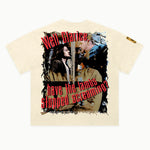 The Silence of the Lambs Tee in Off White, back view — Greazy Tees Drop 7 Halloween