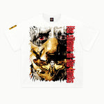 The Silence of the Lambs Tee in White, front view — Greazy Tees Drop 7 Halloween