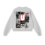 Channel U 1.0 Sweatshirt in Heather Grey, back view