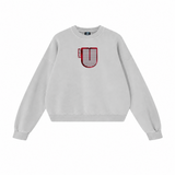 Channel U 1.0 Sweatshirt in Heather Grey, front view