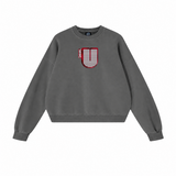 Channel U 1.0 Sweatshirt in Vintage Grey, front view