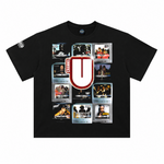 Channel U 1.0 Tee in Vintage Black, front view
