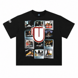 Channel U 1.0 Tee in Vintage Black, front view