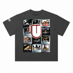 Channel U 1.0 Tee in Vintage Grey, front view