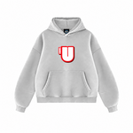 Channel U 2.0 Hoody in Heather Grey, front view
