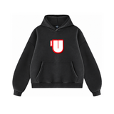 Channel U 2.0 Hoody in Vintage Black, front view