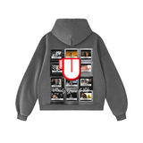 Channel U 2.0 Hoody in Vintage Grey, back view