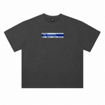 Streetz, Grime & Life Tee in Vintage Grey, front view