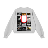 Channel U 2.0 Sweatshirt in Heather Grey, back view