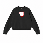 Channel U 2.0 Sweatshirt in Vintage Black, front view