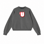 Channel U 2.0 Sweatshirt in Vintage Grey, front view