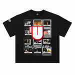 Channel U 2.0 Tee in Vintage Black, front view