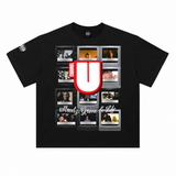 Channel U 2.0 Tee in Vintage Black, front view