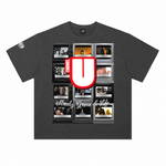 Channel U 2.0 Tee in Vintage Grey, front view