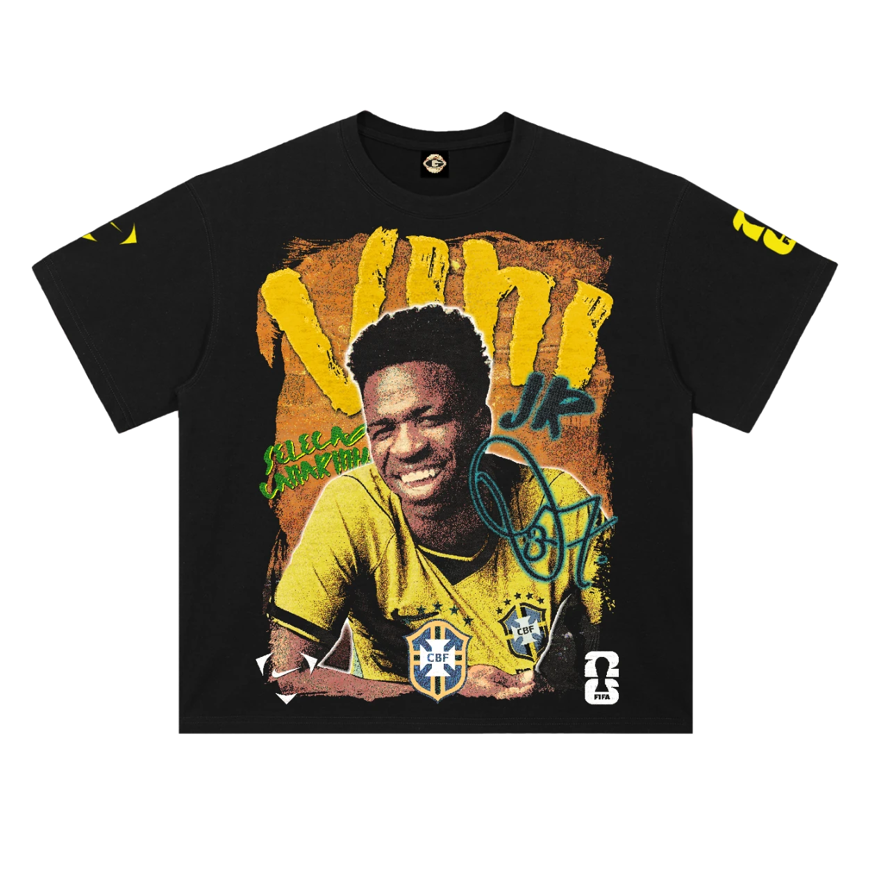 Vini Jr Brasil WC26 Tee