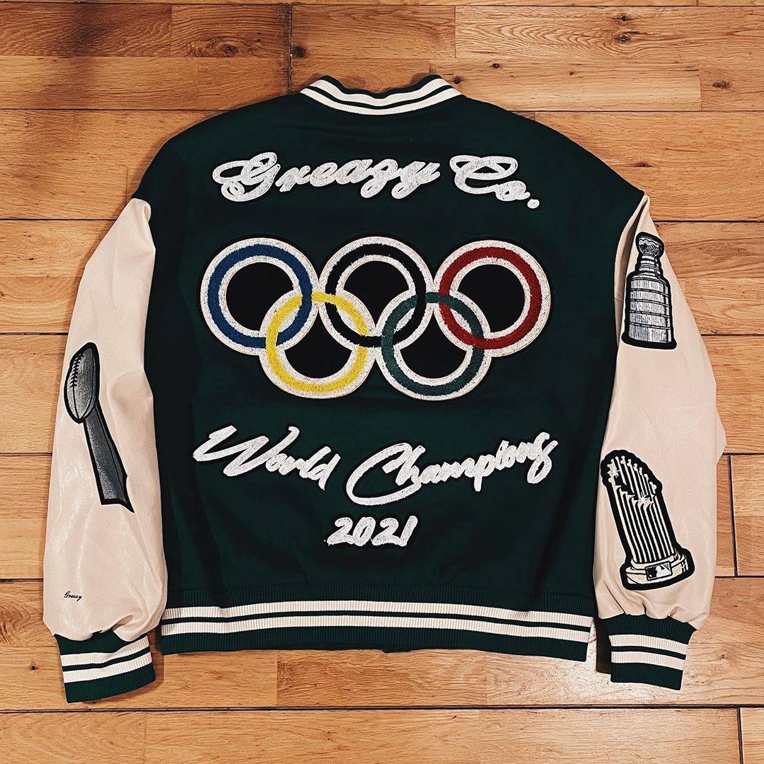 Big Rings Varsity Jacket - Greazy Tees